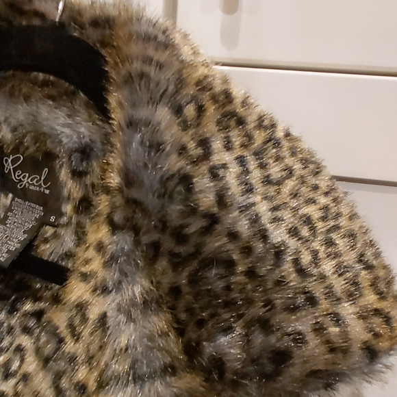 Regal coat-faux fur+denim - Picture 4 of 6